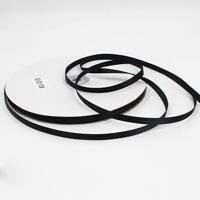 Hoge dichtheid Polyester Hand geweven lint grootte: 0.6cm*91m(Black)