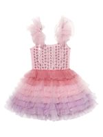 Tutu Du Monde robe Bébé Brushwork en tulle - Rose