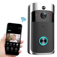 M3 720P Smart WIFI Ultra lage macht Video visuele deurbel ondersteuning voor mobiele telefoon tele-Monitoring & nachtzicht (zwart)
