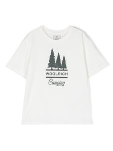 Woolrich Kids t-shirt Road Trip à logo imprimé - Blanc