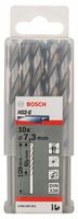 Bosch Accessoires Metaalboren HSS-G, Standard 7,3 x 69 x 109 mm 10st - 2608585502