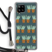 Sansevieria: Samsung Galaxy A42 5G Transparant Hoesje met koord