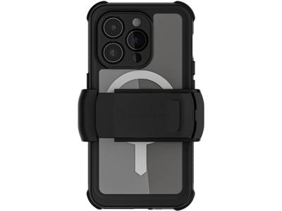 Ghostek Ghostek Nautical Waterproof MagSafe Case + Belt Swivel Holster Apple iPhone 15 Pro Clear