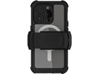 Ghostek Ghostek Nautical Waterproof MagSafe Case + Belt Swivel Holster Apple iPhone 15 Pro Clear