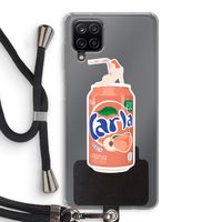 S(peach)less: Samsung Galaxy A12 Transparant Hoesje met koord
