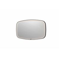 INK SP31 spiegel - 140x4x80cm contour in stalen kader incl dir LED - verwarming - color changing - dimbaar en schakelaar - mat zwart 8409870