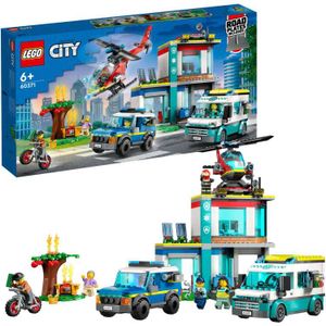 LEGO City - Hoofdkwartier van hulpdienstvoertuigen constructiespeelgoed 60371