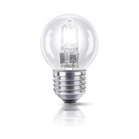 Philips E27 Halogeenlamp - 18W vervangt 23W - Kogelvormig - Warm wit licht Philips E27 Halogeenlamp - 18W vervangt 23W - Kogelvormig - Warm wit licht