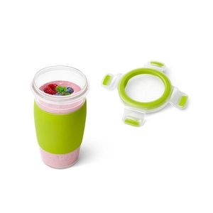 EMSA CLIP & GO Lunchtrommel 0,45 l Kunststof Groen, Transparant 1 stuk(s)