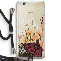 Painted wildflowers: Huawei Ascend P10 Lite Transparant Hoesje met koord