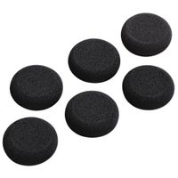 Hama Vervangende Oorschuimstofbekledingen Ø 45 Mm 6 Stuks Zwart Hama Vervangende Oorschuimstofbekledingen Ø 45 Mm 6 Stuks Zwart