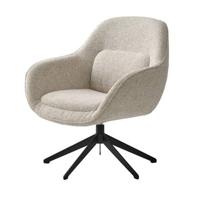 Nordic Home Mikkel draaibare fauteuil - wit