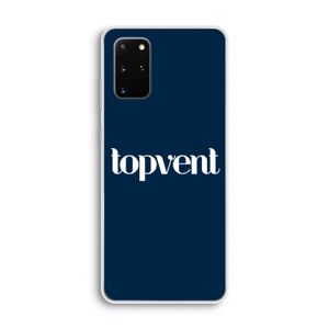 Topvent Navy: Samsung Galaxy S20 Plus Transparant Hoesje