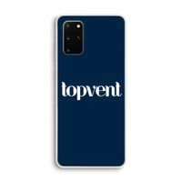Topvent Navy: Samsung Galaxy S20 Plus Transparant Hoesje