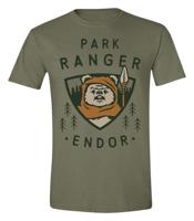 Star Wars T-Shirt Park Ranger Ewok Size S