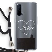 Best heart pastel: OnePlus Nord CE 5G Transparant Hoesje met koord