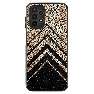 Samsung Galaxy A23 hoesje - Chevron luipaard