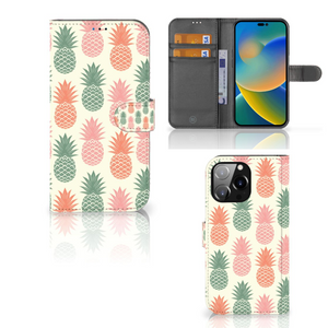 iPhone 14 Pro Max Book Cover Ananas