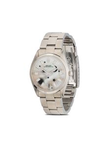 Jacquie Aiche montre Rolex Oyster Perpetual (customisée) - Argent