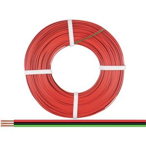 318-014-50 Draad 3 x 0.14 mm² Rood, Groen, Zwart 50 m