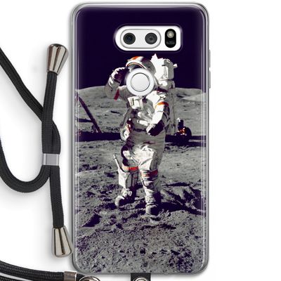 Spaceman: LG V30 Transparant Hoesje met koord
