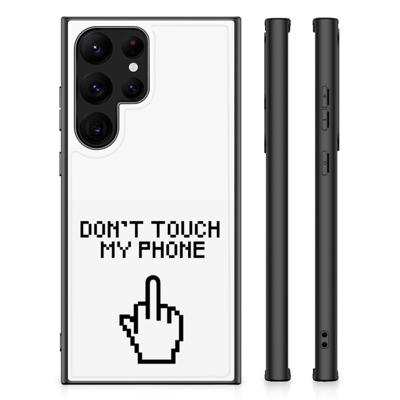 Samsung Galaxy S23 Ultra | Telefoon Hoesje | Finger Don&apos;t Touch My Phone