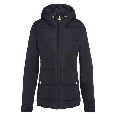 Dames Quilted Sweat Bondar Black