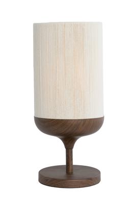Light & Living TafellampDania donkere hout print - 1885752