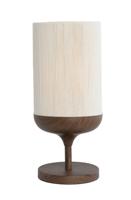 Light & Living TafellampDania donkere hout print - 1885752