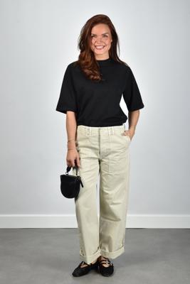 Agolde broek Yuna A246-1827 pumrice