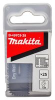 Makita Accessoires Zaagblad gips | 55x18x0,55mm | 25 stuks - B-49703-25 B-49703-25