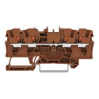 WAGO 2204-1401/000-014 Doorgangsklem 50 stuk(s)