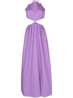 STAUD robe longue à découpes - Violet