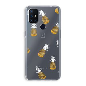 Ananasjes: OnePlus Nord N10 5G Transparant Hoesje