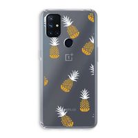 Ananasjes: OnePlus Nord N10 5G Transparant Hoesje