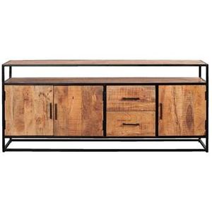 Dressoir Logan - mangohout - 80x180x40 cm - Leen Bakker