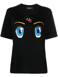 DSQUARED2 t-shirt à imprimé graphique - Noir