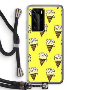 Isjes: Huawei P40 Pro Transparant Hoesje met koord