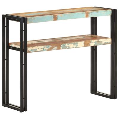 Wandtafel 90x30x75 cm massief gerecycled hout