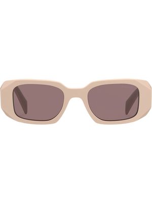 Prada Eyewear lunettes de soleil Runway à monture oversize - Gris