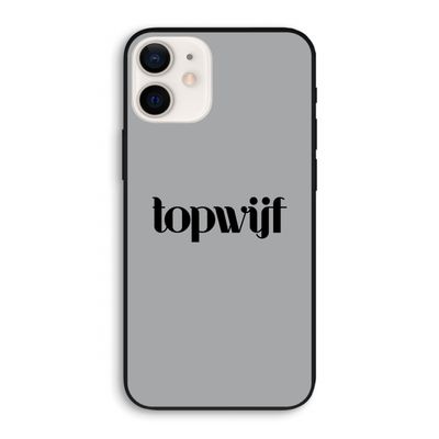 Topwijf Grijs Zwart: iPhone 12 Pro Biologisch afbreekbaar hoesje