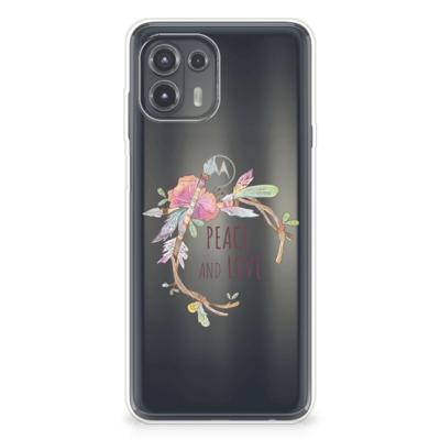 Motorola Edge 20 Lite Telefoonhoesje met Naam Boho Text Motorola Edge 20 Lite Telefoonhoesje met Naam Boho Text