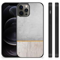 iPhone 12 Pro Max Grip Case Wood Concrete
