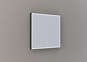 Thebalux M26 spiegel 80x75cm met verlichting en verwarming mat zwart