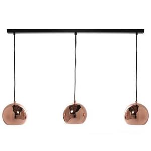 Frandsen Ball Track 3 cluster hanglamp koper