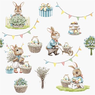 Creativ Company Servetten, paashaas, afm 33 x 33 cm, 20 stuk/ 1 doos