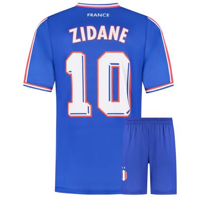 Frankrijk Voetbaltenue Zidane - WK 1998 - Kind en Volwassenen