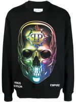 Philipp Plein sweat Chrome à imprimé tête de mort - Noir - thumbnail