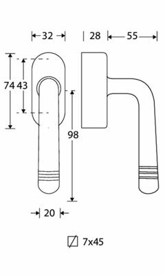 DK Garnituur afsl. Art-Deco/Elegant MGN