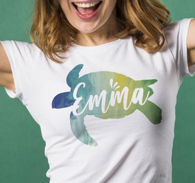 Schildpadden t-shirts Kleurrijke schildpad pack